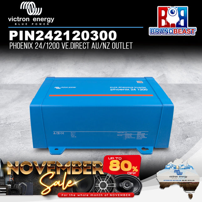 Victron Energy PIN242120300 Phoenix 24/1200 Ve.direct AU/NZ Outlet