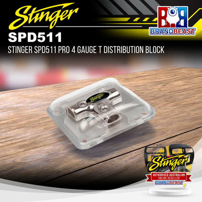 Stinger SPD511 PRO 4 Gauge T Distribution Block