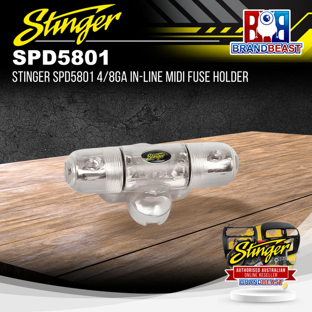 Stinger SPD5801 4/8GA In-Line MIDI Fuse Holder