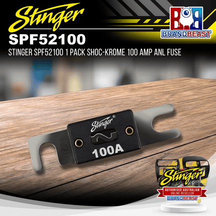 Stinger SPF52100 1 Pack Shoc-Krome 100 AMP ANL Fuse