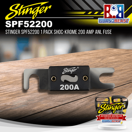 Stinger SPF52200 1 Pack Shoc-Krome 200 AMP ANL Fuse