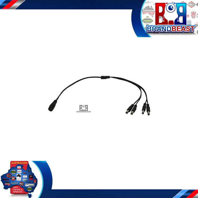 DNA SPL0104 40cm 1 Male DC Socket To 4 DC Female Plugs