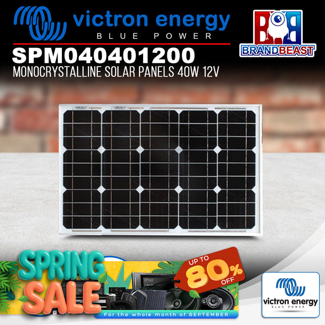 Victron Energy SPM040401200 Monocrystalline Solar Panels 20W 12V 440 x 350 x 25mm