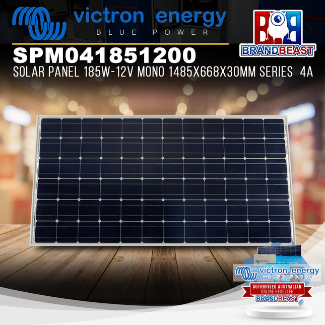 Victron Energy SPM041851200 Solar Panel 185W-12V Mono 1485x668x30mm Series 4A