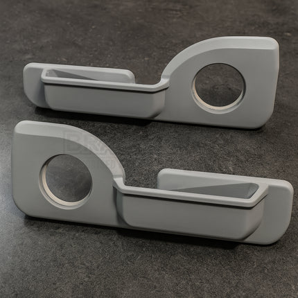 Cruiser Consoles Pair of Front Speaker Pods 6.5 Inch Grey | SPOD7065GREY