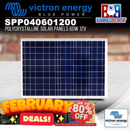 Victron Energy SPP040601200 Polycrystalline Solar Panels 60W 12V 545 x 668 x 25mm