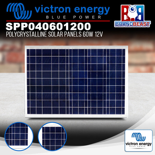 Victron Energy SPP040601200 Polycrystalline Solar Panels 60W 12V 545 x 668 x 25mm