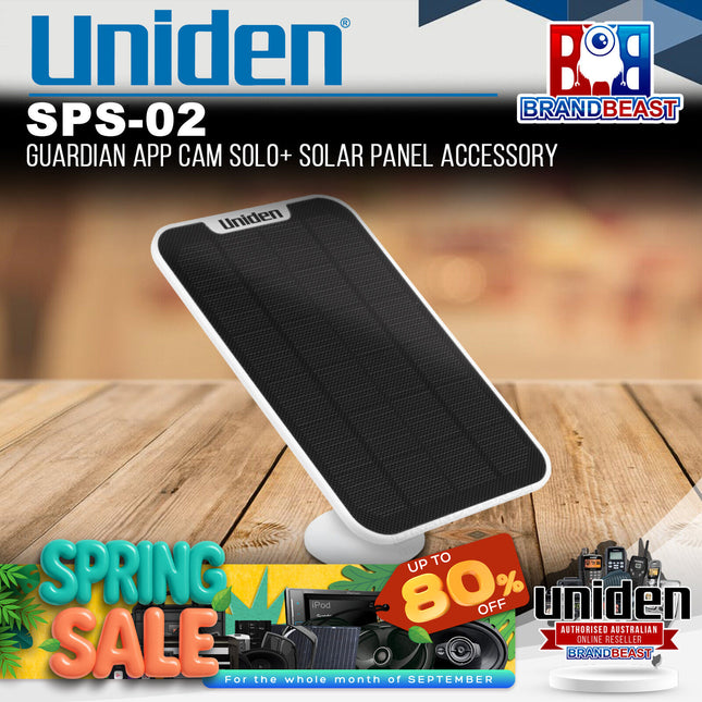 Uniden SPS-02 Solar Panel Accessory for the App Cam Range Security Cameras