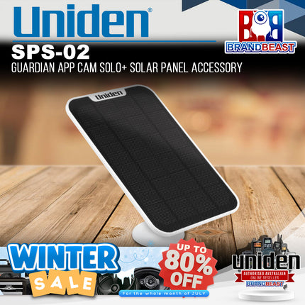 Uniden SPS-02 Solar Panel Accessory for the App Cam Range Security Cameras