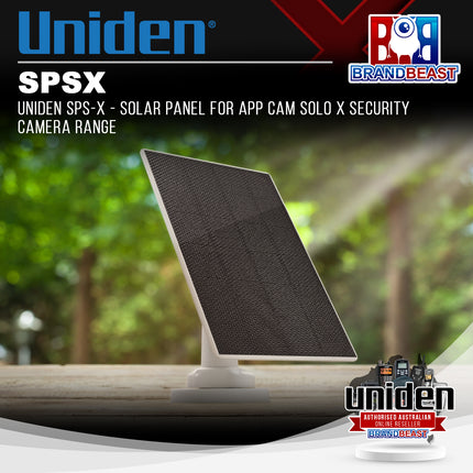 UNIDEN SPS-X - Solar Panel for App Cam SOLO X Security Camera Range