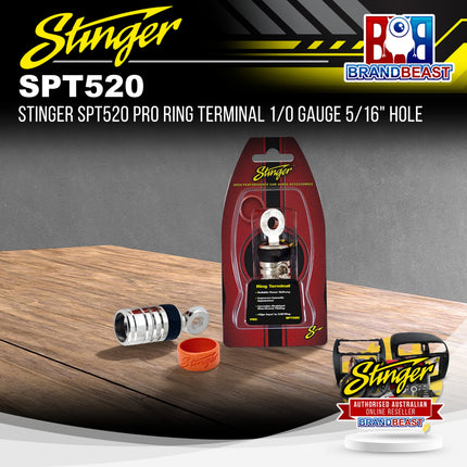 Stinger SPT520 PRO Ring Terminal 1/0 Gauge 5/16" Hole