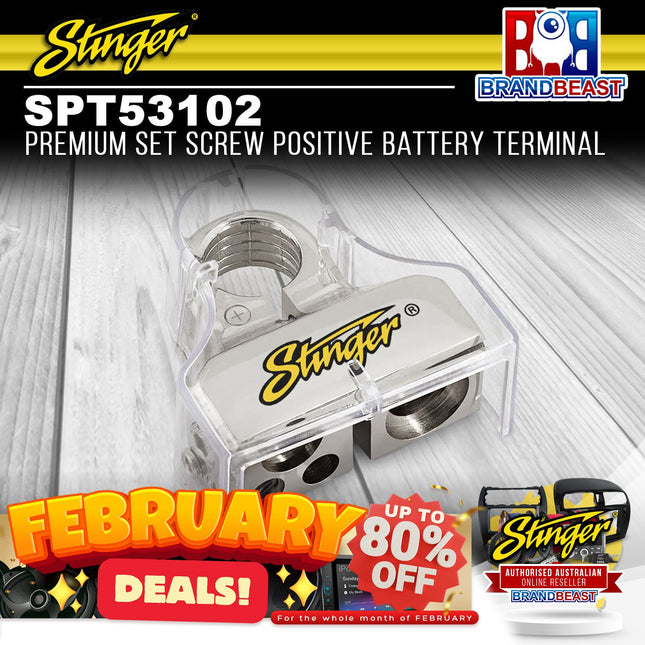 Stinger SPT53102 Premium Set Screw Positive Battery Terminal (Copy)