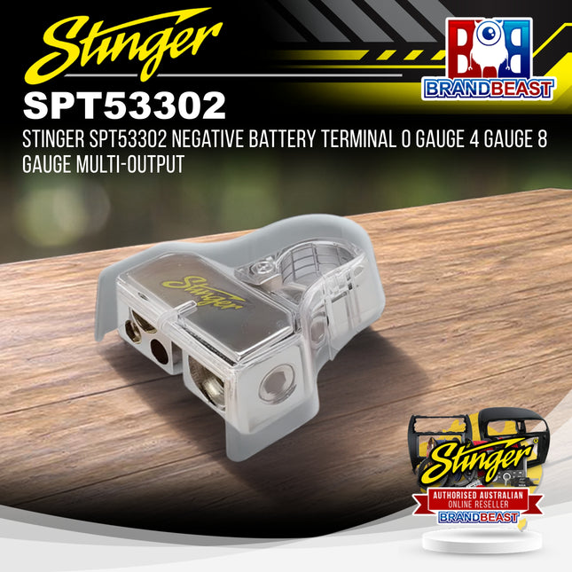 Stinger SPT53302 Negative Battery Terminal 0 Gauge 4 Gauge 8 Gauge Multi-Output