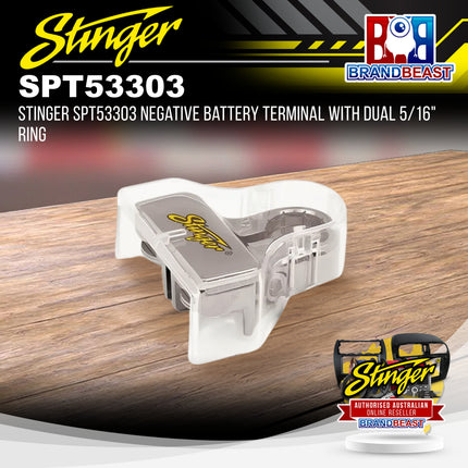 Stinger SPT53303 Negative Battery Terminal With Dual 5/16" Ring
