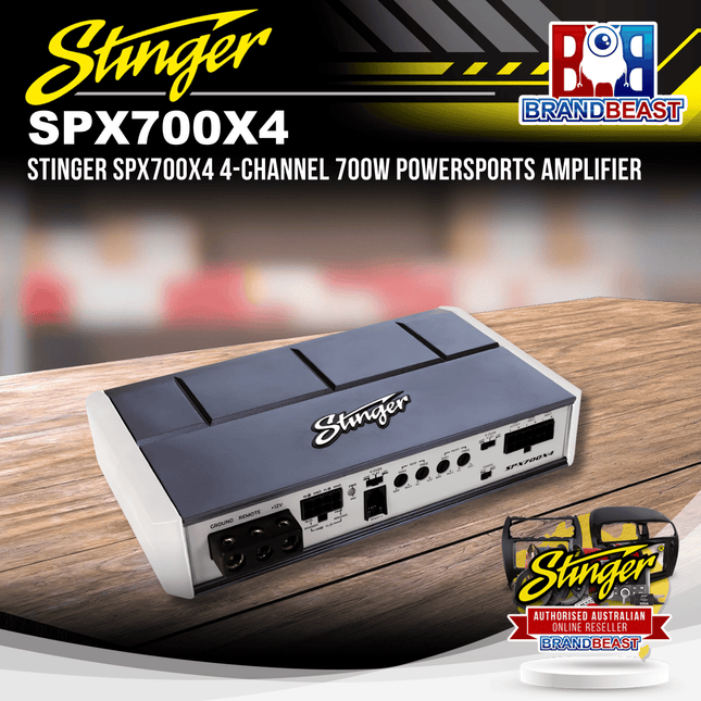 Stinger SPX700X4 4-Channel 700W Powersports Amplifier