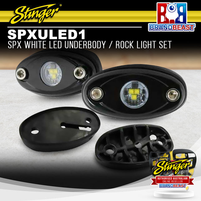 Stinger SPXULED1 SPX White LED Underbody / Rock Light Set