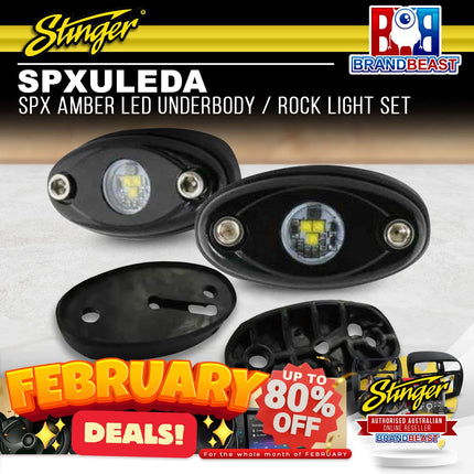 Stinger SPXULEDA SPX Amber LED Underbody / Rock Light Set