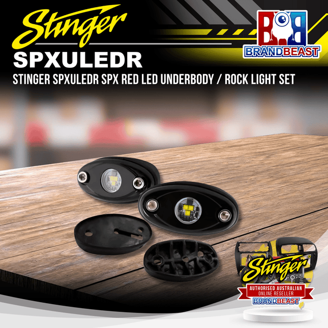 Stinger SPXULEDR SPX Red LED Underbody / Rock Light Set