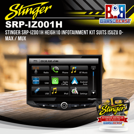 Stinger SRP-IZ001H HEIGH10 Infotainment Kit Suits Isuzu D-MAX / MUX