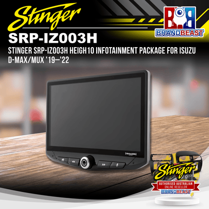 Stinger SRP-IZ003H HEIGH10 Infotainment Package For Isuzu D-MAX/MUX '19–'22