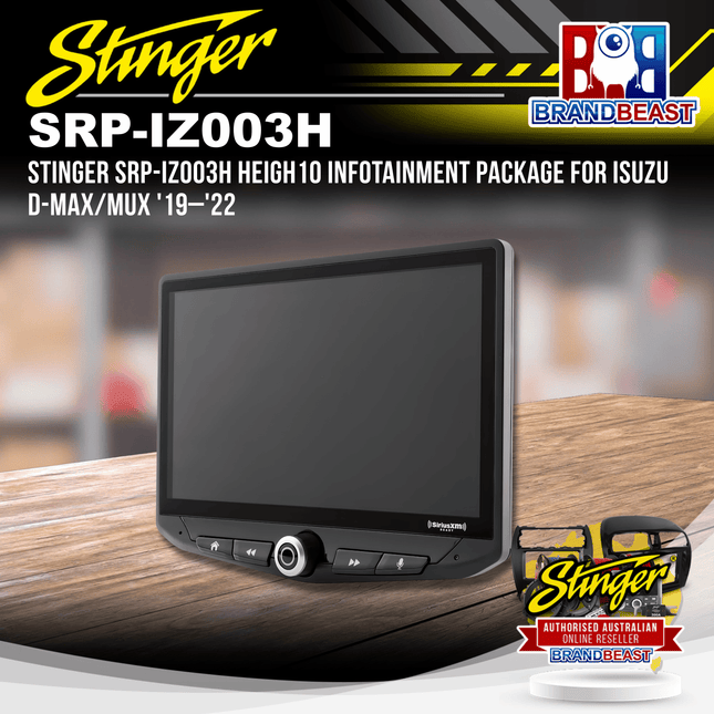 Stinger SRP-IZ003H HEIGH10 Infotainment Package For Isuzu D-MAX/MUX '19–'22