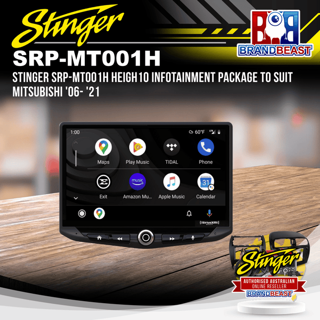 Stinger SRP-MT001H HEIGH10 Infotainment Package to Suit Mitsubishi '06- '21