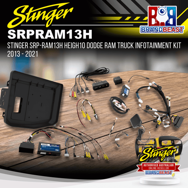 Stinger SRP-RAM13H HEIGH10 Dodge RAM Truck Infotainment Kit 2013 - 2021