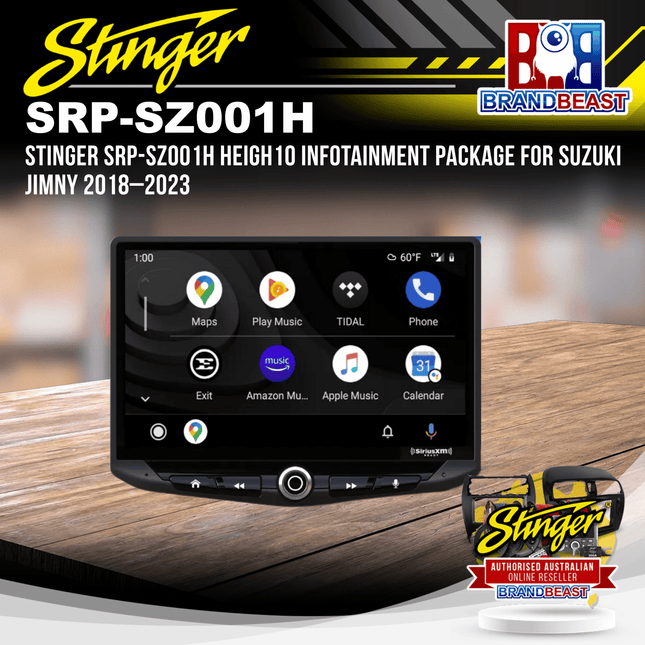 Stinger SRP-SZ001H HEIGH10 Infotainment Package For Suzuki Jimny 2018–2023