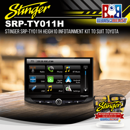 Stinger SRP-TY011H HEIGH10 Infotainment Kit To Suit Toyota