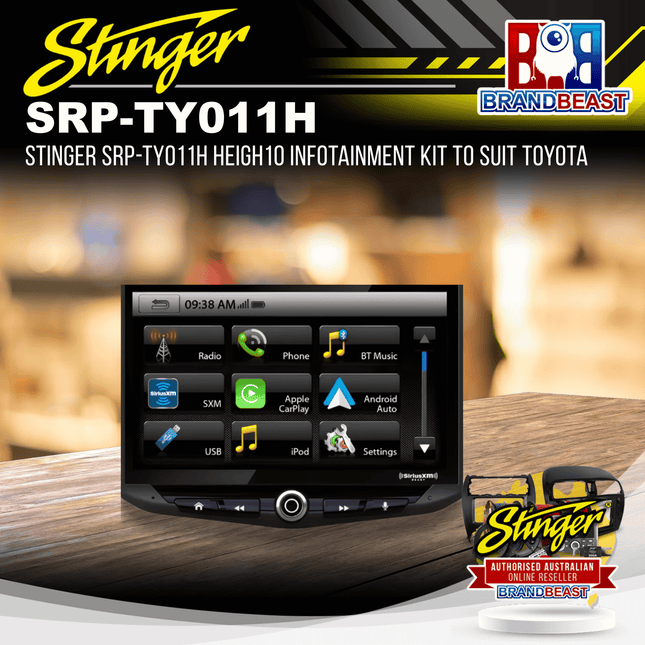 Stinger SRP-TY011H HEIGH10 Infotainment Kit To Suit Toyota