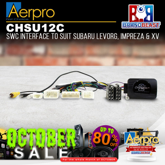 Aerpro CHSU12C Control Harness Type C Subaru With Camera Retention
