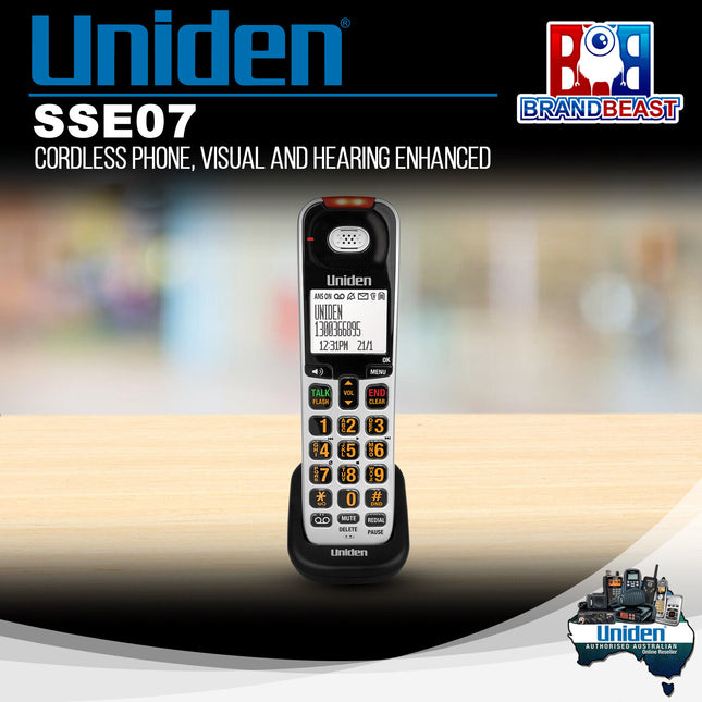 Uniden SSE07 Optional Sight & Sound Digital Cordless Handset SSE 45/47 Phone