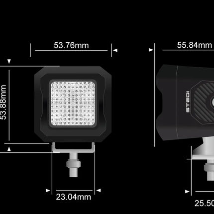 STEDI ST-04-G1-001 G1 Black Flood Work Light CREE XP-L2