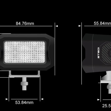 STEDI ST-04-G2-001 G2 Black Flood Work Light CREE XP-L2