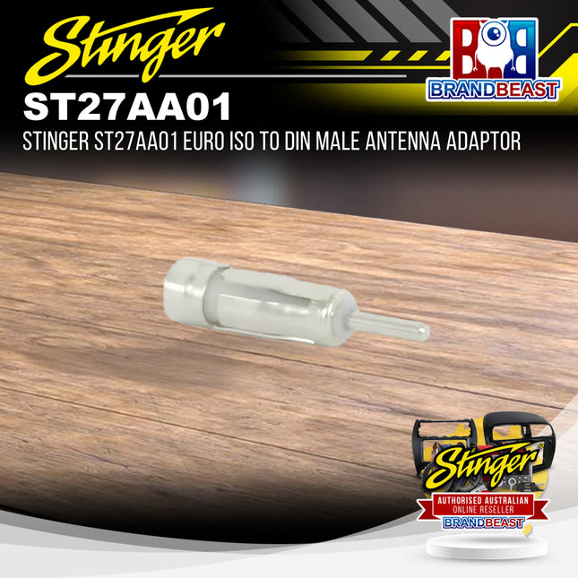 Stinger ST27AA01 Euro ISO To DIN Male Antenna Adaptor