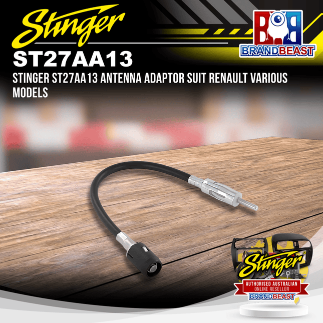 Stinger ST27AA13 Antenna Adaptor Suit Renault Various Models