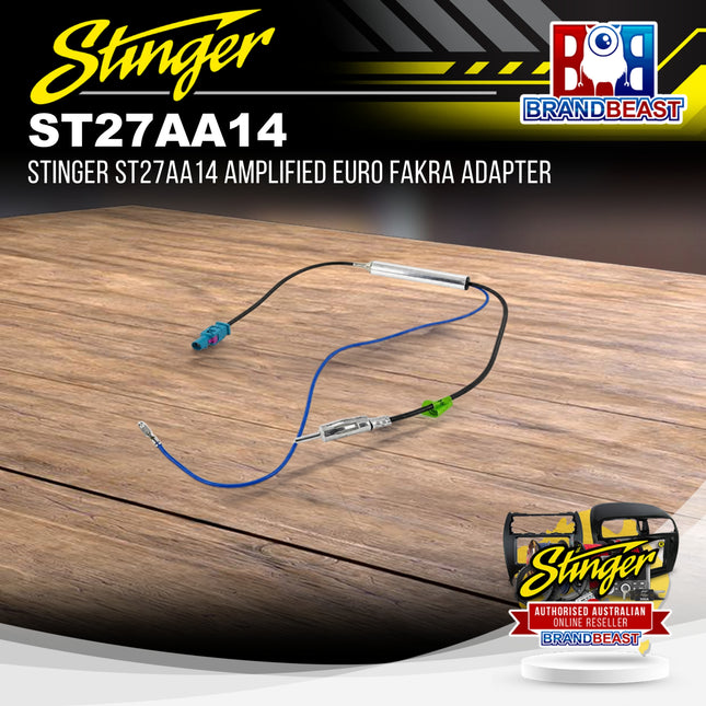 Stinger ST27AA14 Amplified Euro Fakra Adapter