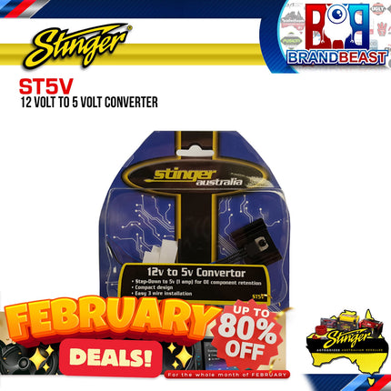 Stinger ST5V 12 Volt To 5 Volt Converter