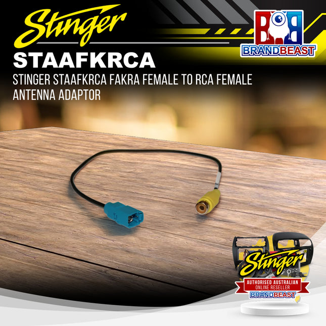 Stinger STAAFKRCA Fakra Female To RCA Female Antenna Adaptor