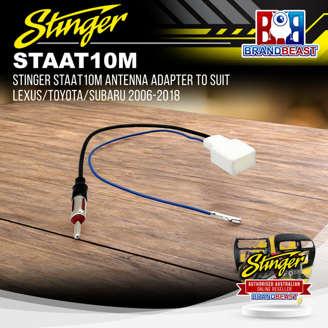 Stinger STAAT10M Antenna Adapter For Lexus/Toyota/Subaru 2006-2018