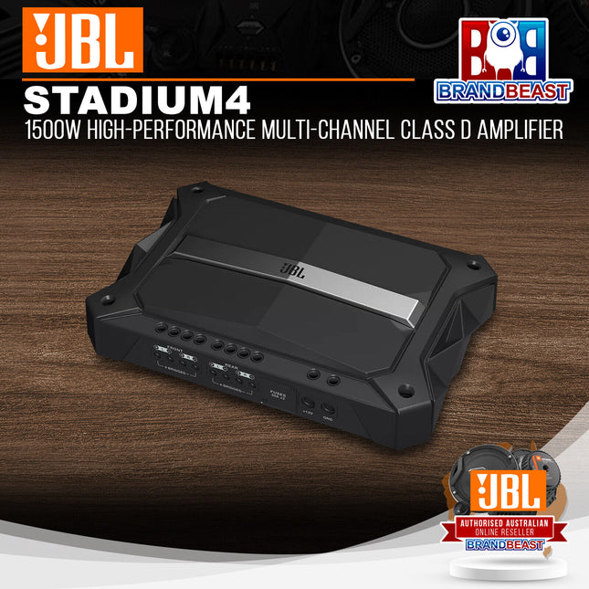 JBL Stadium 4 1500W High-Performance Multi-Channel Class D Amplifier