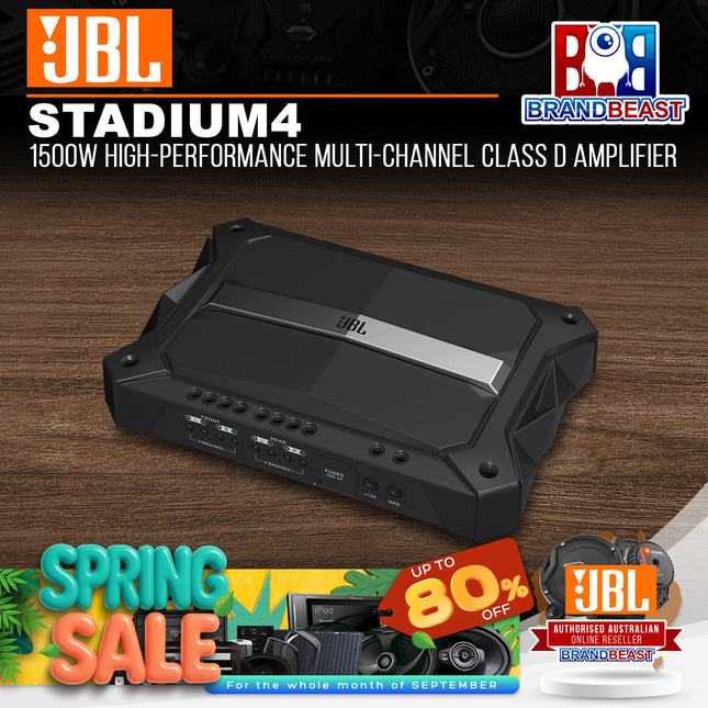 JBL Stadium 4 1500W High-Performance Multi-Channel Class D Amplifier