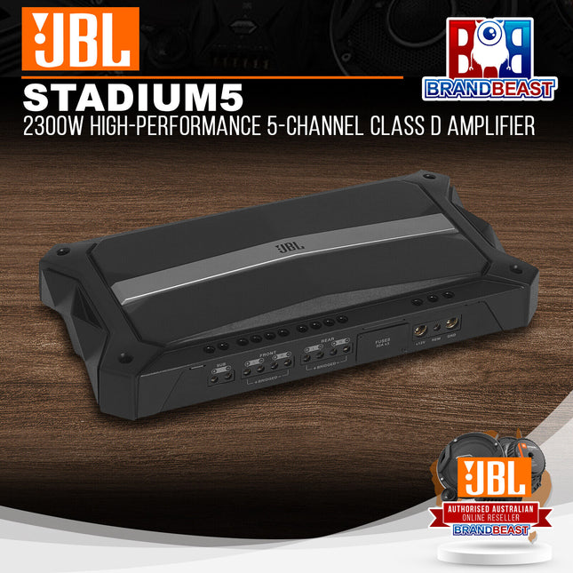 JBL Stadium 5 2300W High-Performance 5-Channel Class D Amplifier