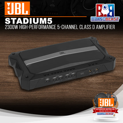 JBL Stadium 5 2300W High-Performance 5-Channel Class D Amplifier