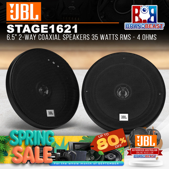 JBL STAGE 1621 6.5" 2-Way Coaxial Speakers 35 Watts RMS - 4 Ohms