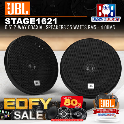 JBL STAGE 1621 6.5" 2-Way Coaxial Speakers 35 Watts RMS - 4 Ohms