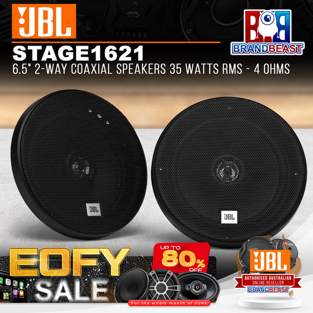 JBL STAGE 1621 6.5" 2-Way Coaxial Speakers 35 Watts RMS - 4 Ohms
