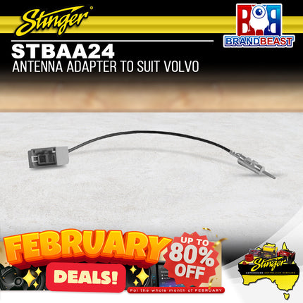 Stinger STBAA24 Antenna Adapter For Volvo 1973-2007