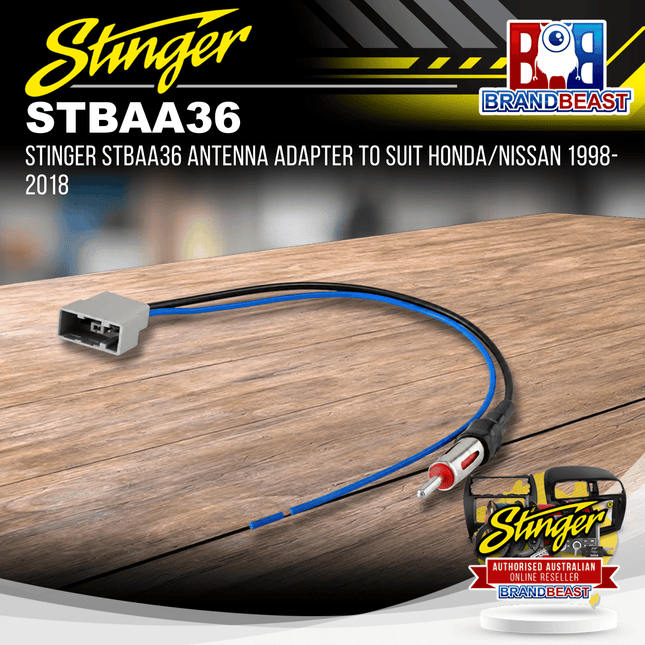 Stinger STBAA36 Antenna Adapter For Honda/Nissan 1998-2018