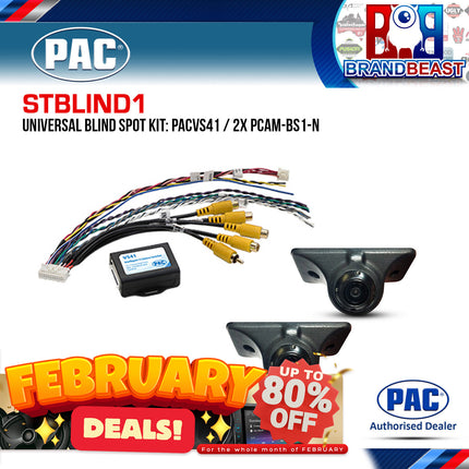 PAC STBLIND1 Universal Blind Spot Camera Kit